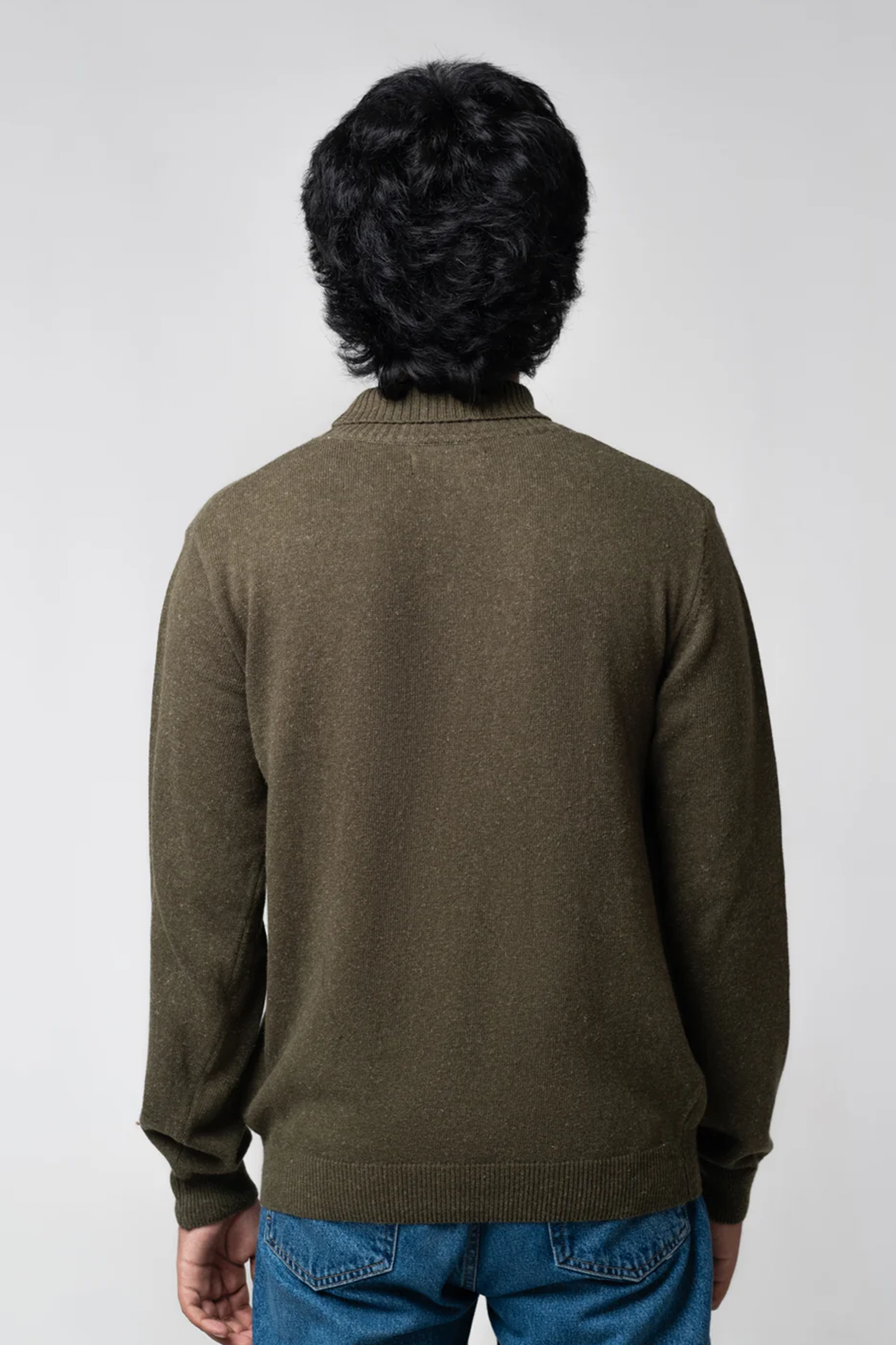 Men’s Turtle Neck Sweater - Olive