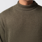 Men’s Turtle Neck Sweater - Olive