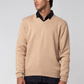 Men’s V-Neck Cardigan - Beige
