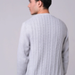 Men’s V-Neck Cardigan - Grey
