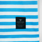 Men's Yarn Dyed Striped T-Shirt - Cyan Blue