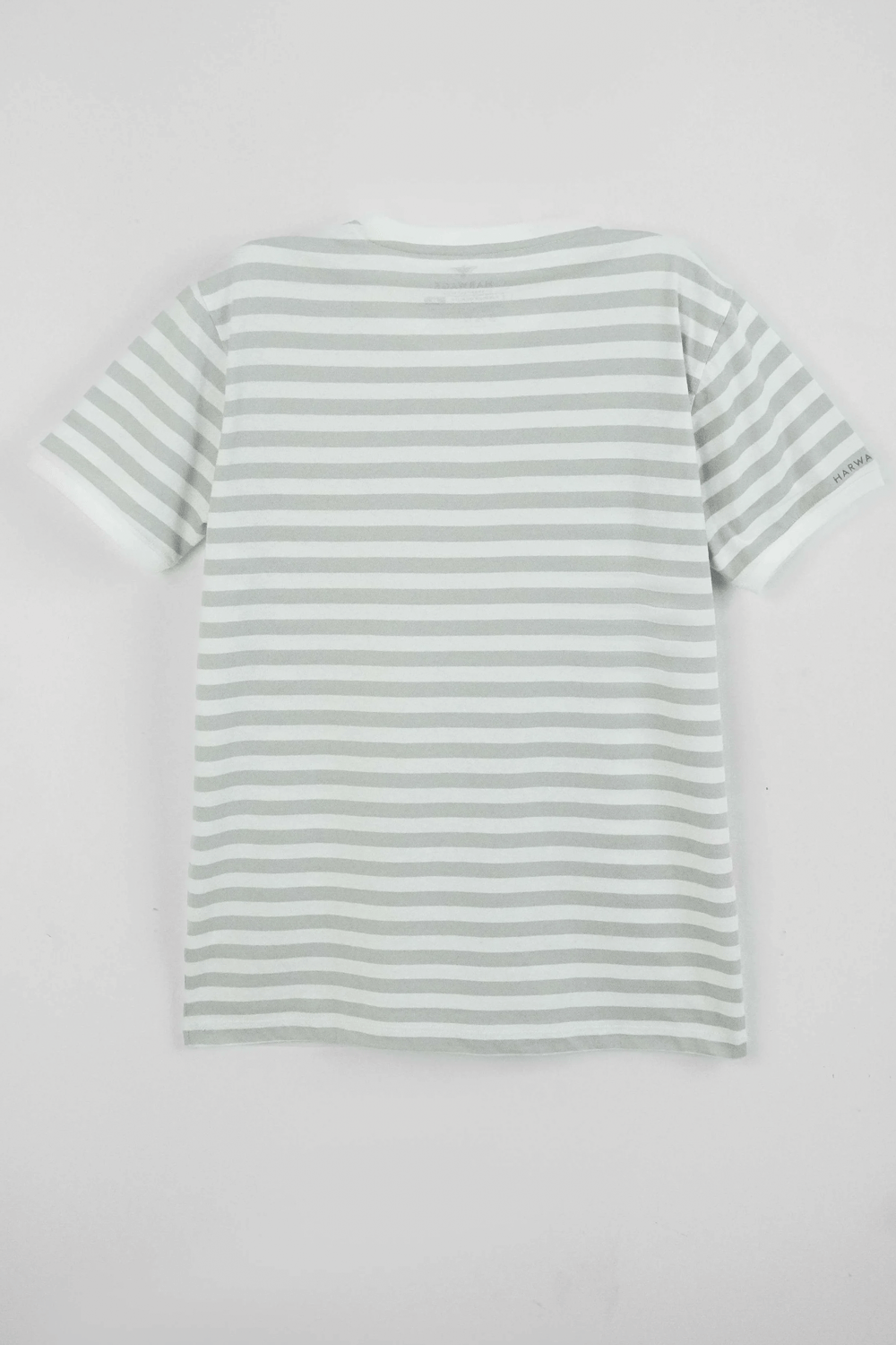 Men's Yarn Dyed Striped T-Shirt - Oyster Mushroom
