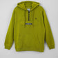 Men’s Olive Green Hoodie with a small logo
