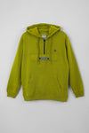 Men’s Olive Green Hoodie with a small logo
