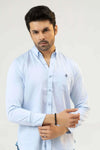 Men’s clear sky casual dress shirt