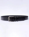 Men’s Black Faux Leather Belt