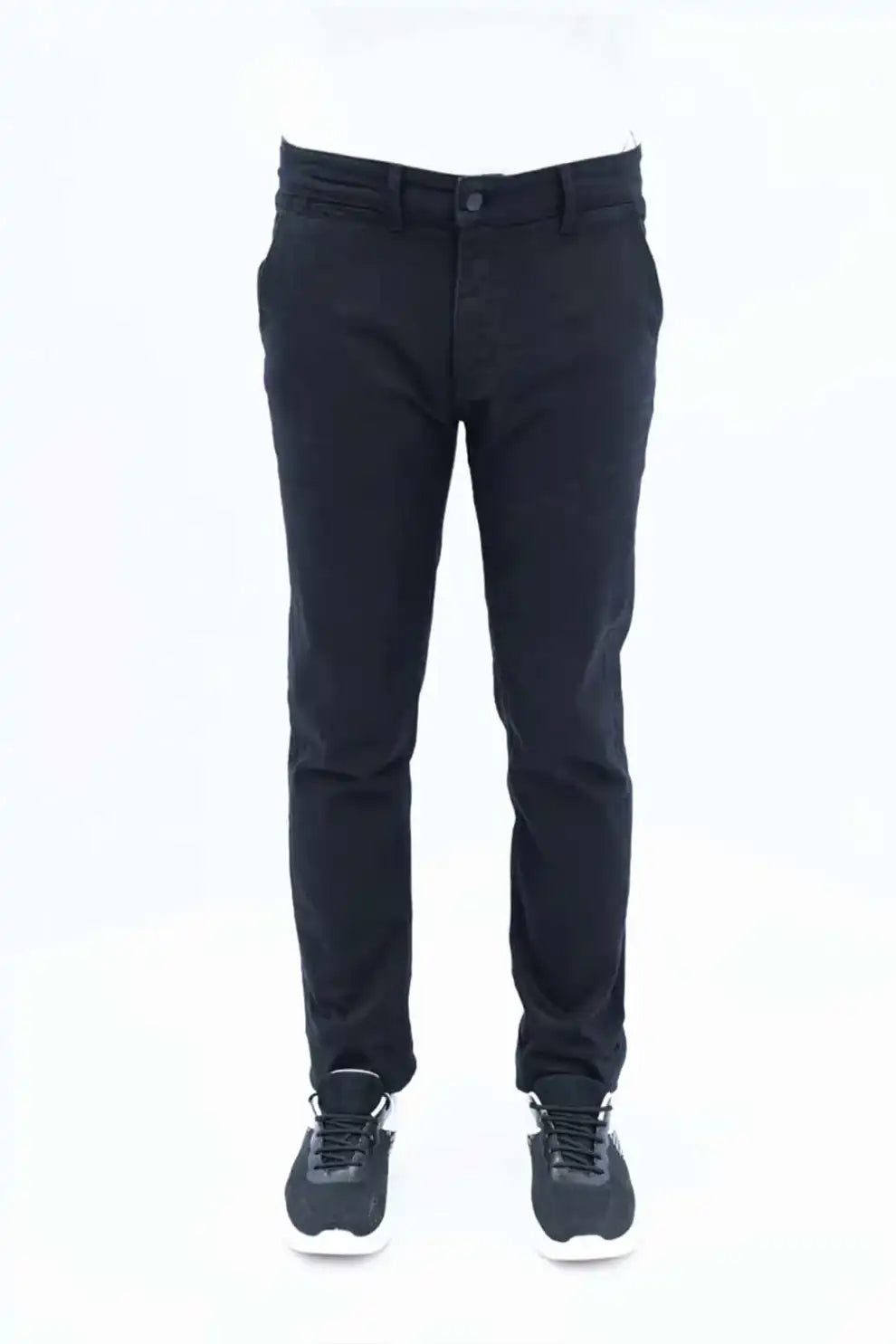 Men’s black chino denim jeans