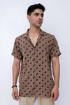 Men’s brown casual shirt