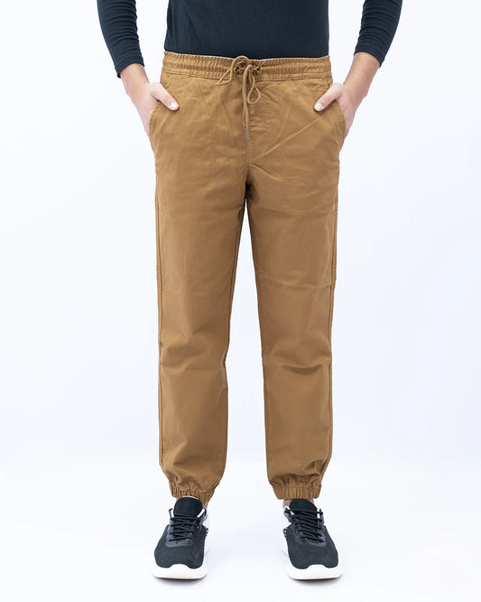 Men’s brown jogger trousers