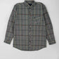 Men’s classic grey checkered casual shirt