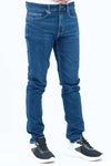 Men’s dark blue slim fit denim jeans