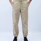 Men’s khaki jogger trousers