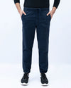 Men’s navy jogger trousers