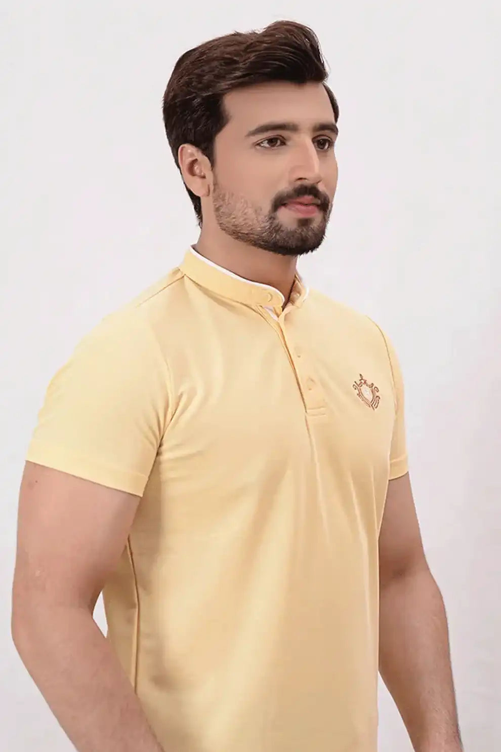 Men’s sunlight band neck polo shirt