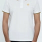 Men’s white tipping polo shirt