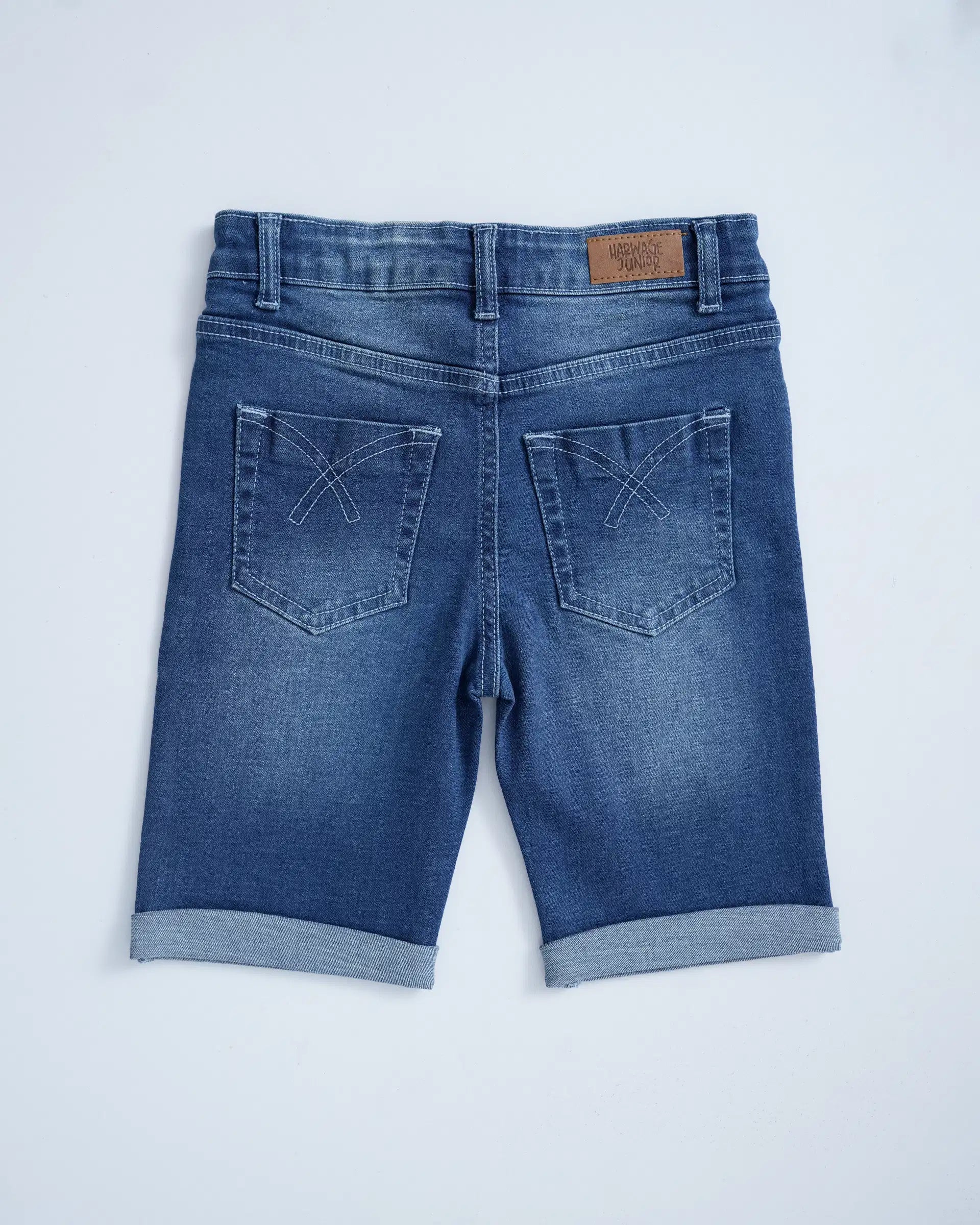 Mid Blue Summer Denim Shorts