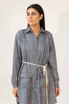 Women’s Multi Checkered Tunic Dress Shirt