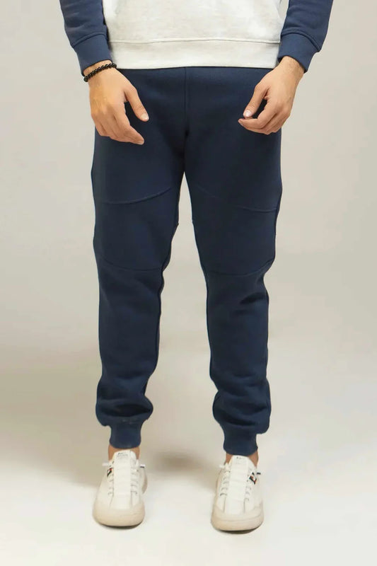 Men’s Navy/White Fleece Trousers