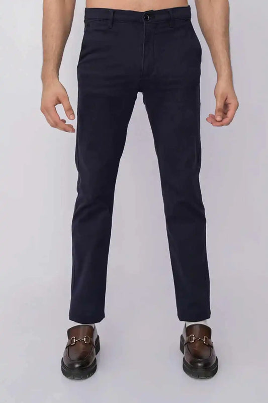 Navy casual chino pants