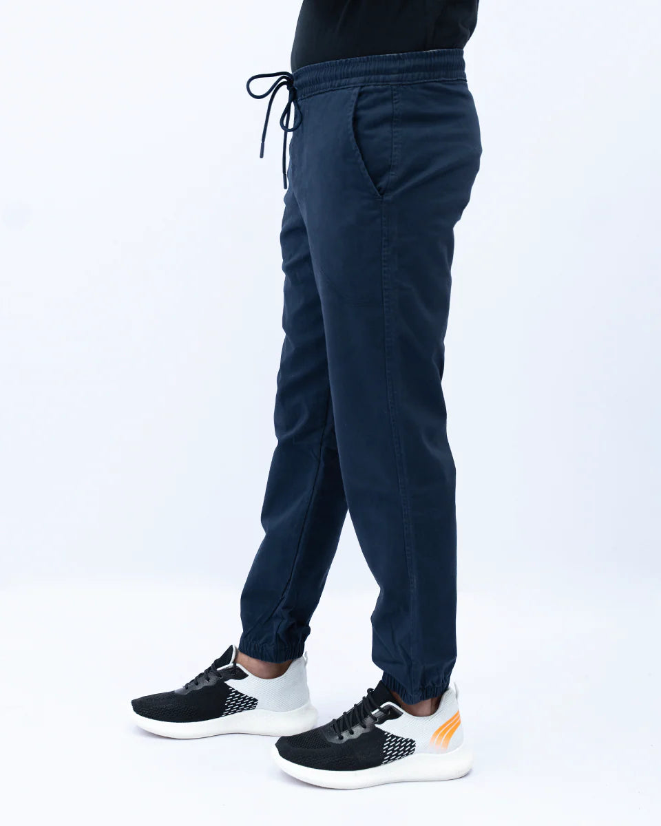 Navy jogger trousers