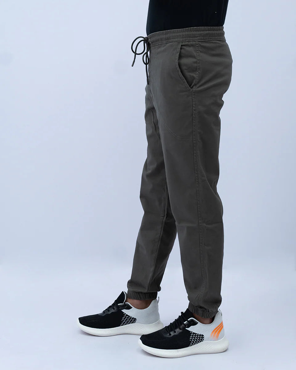 Olive jogger trousers