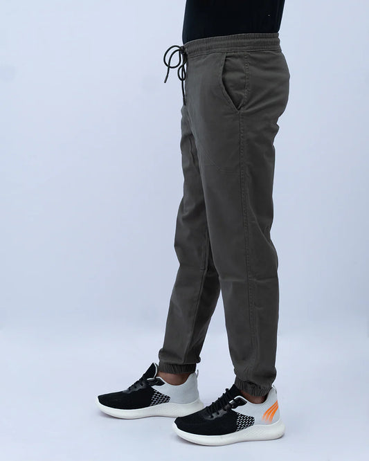 Olive jogger trousers