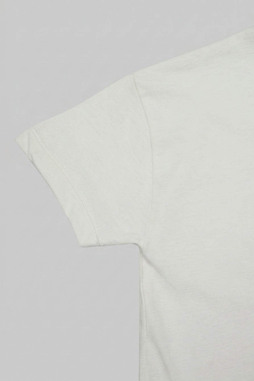 Essential Junior Boys T-shirt – White & Aquarius