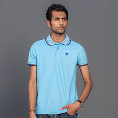 Men Plain Contrast Tipping Polo Shirt - 5 Colors