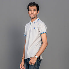 Men Plain Contrast Tipping Polo Shirt - 5 Colors