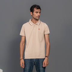 Men Plain Contrast Tipping Polo Shirt - 5 Colors