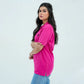Classic Pink Polo Shirt with Short Sleeves