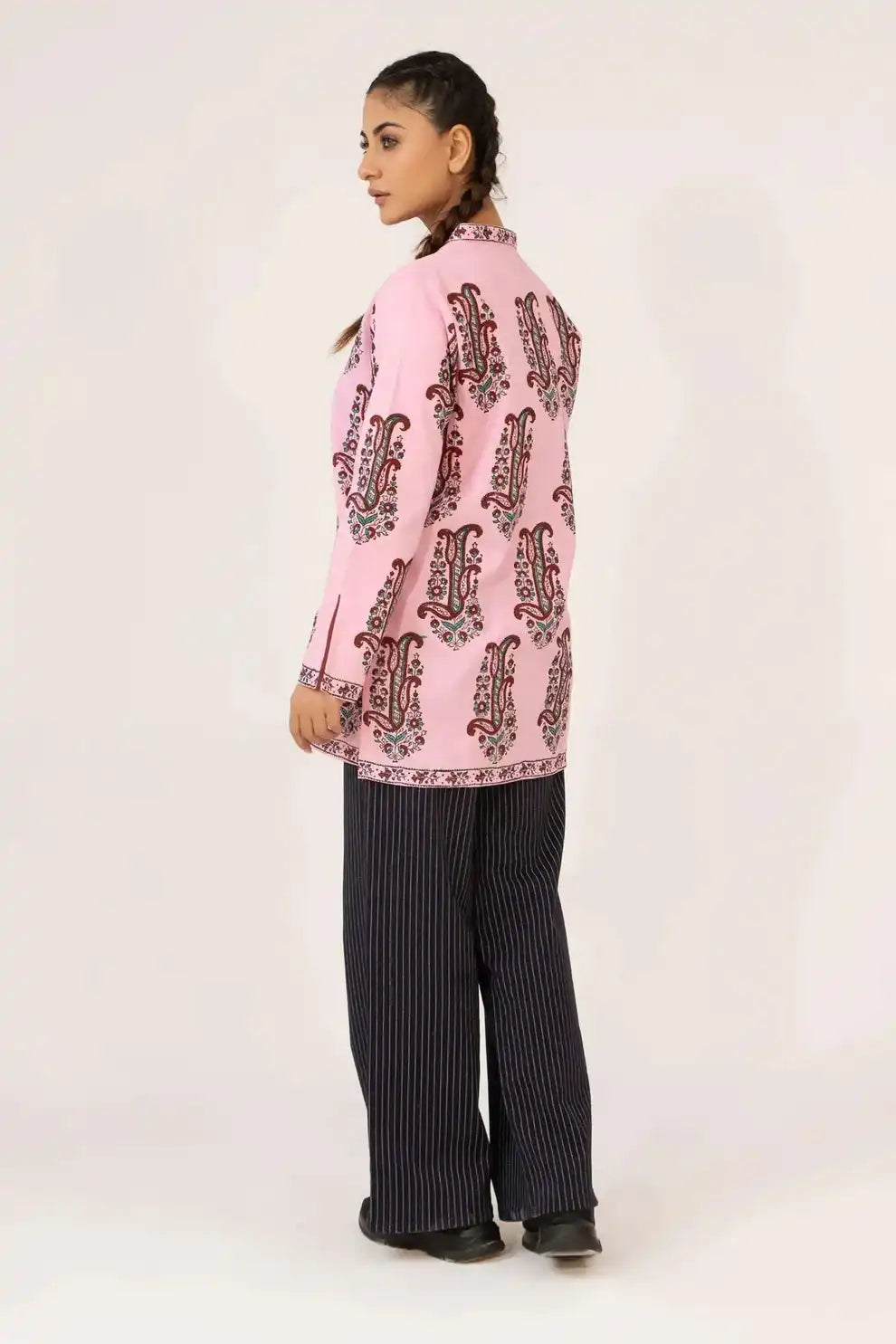 Pink Printed Kurti Tunic