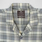Plaid grey casual shirt with a Harwage brand label 