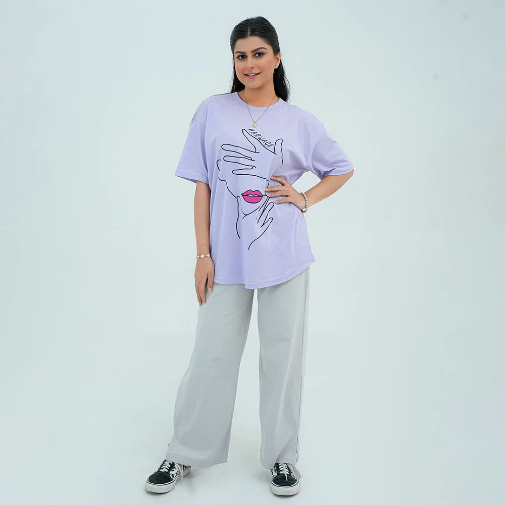 Women Basic Wide Leg Trousers - 2 Colors - Harwage