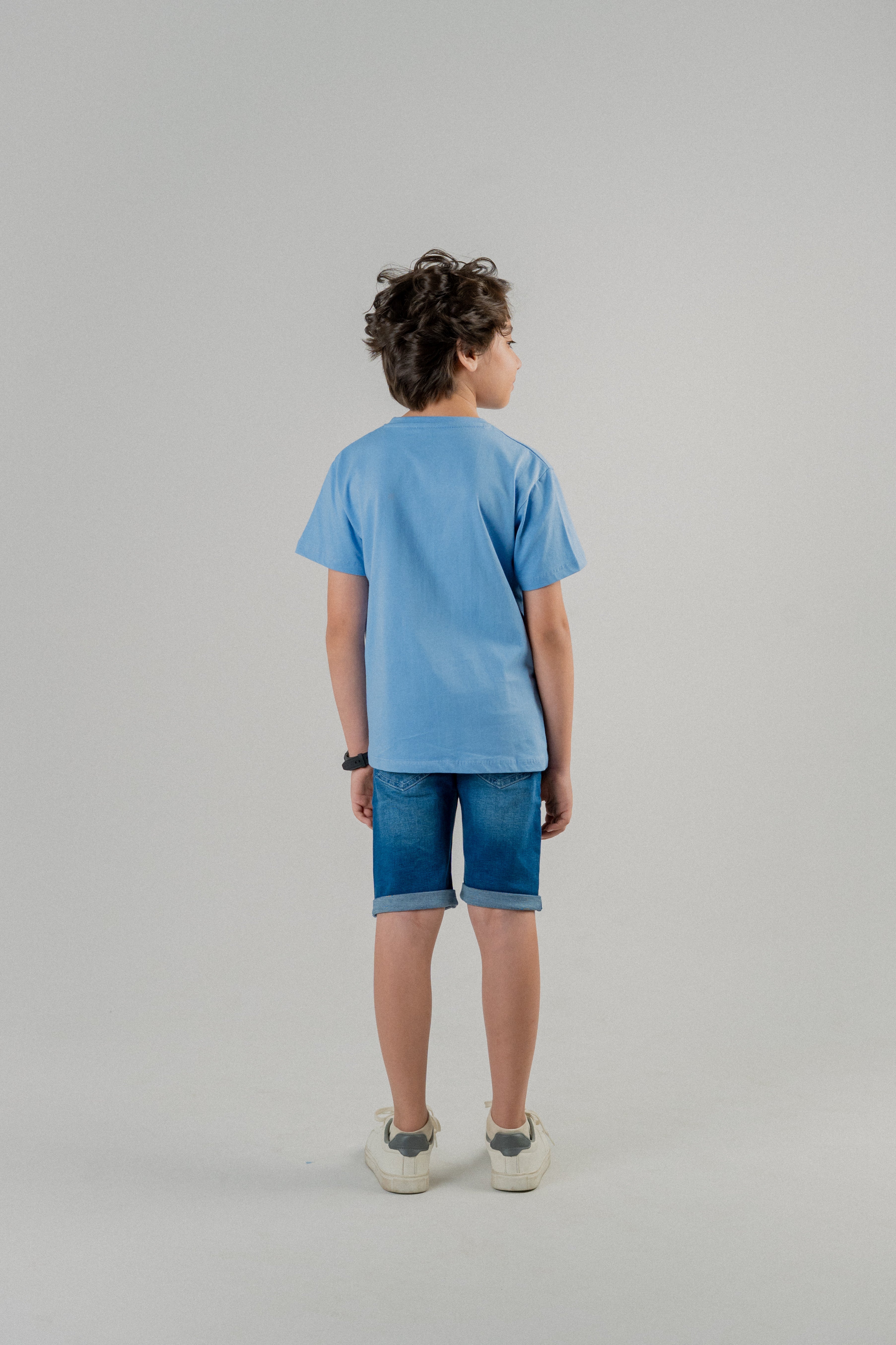 Modern Junior Boys T-shirt – Gray Dawn