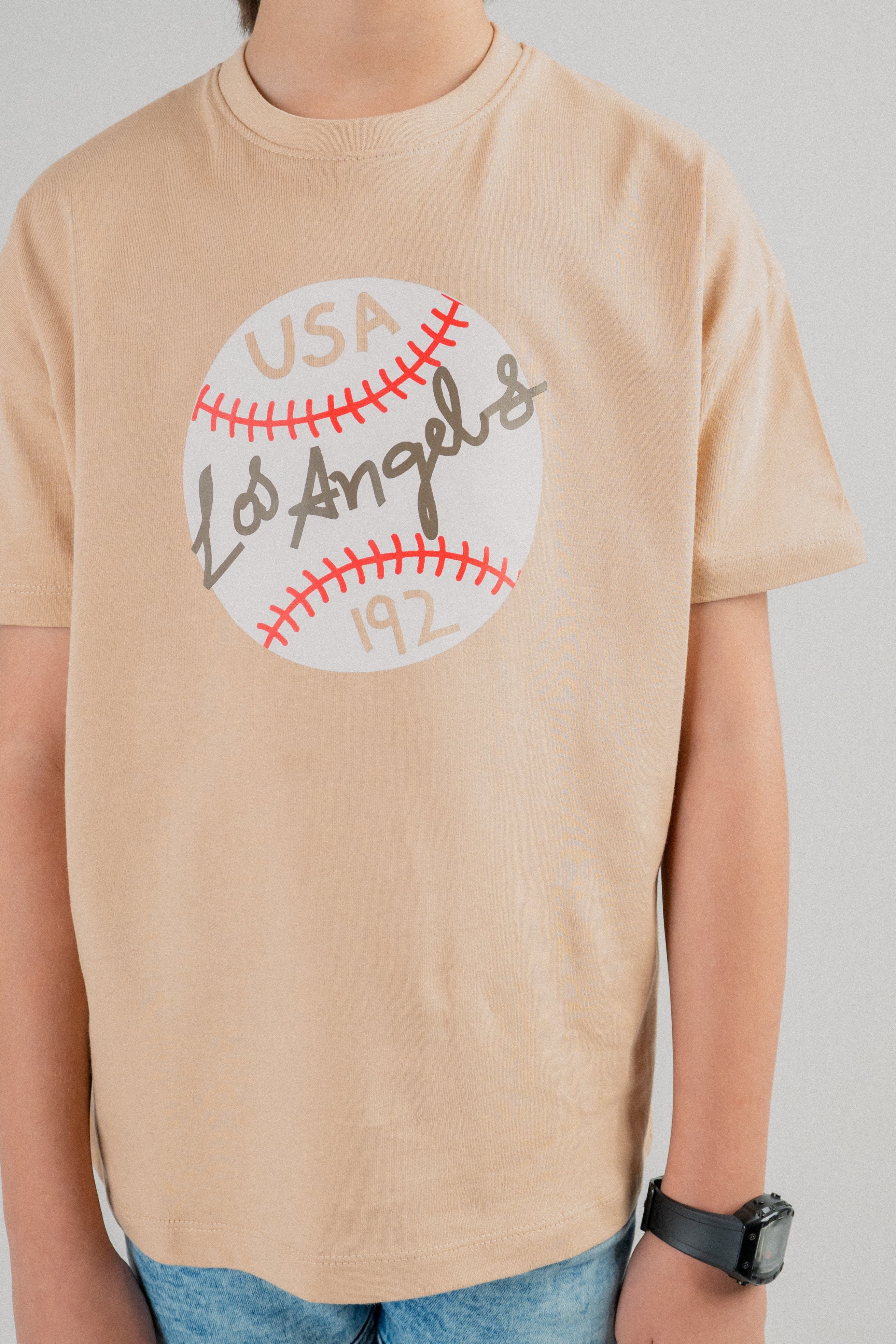 Junior Kids T-Shirt –beige