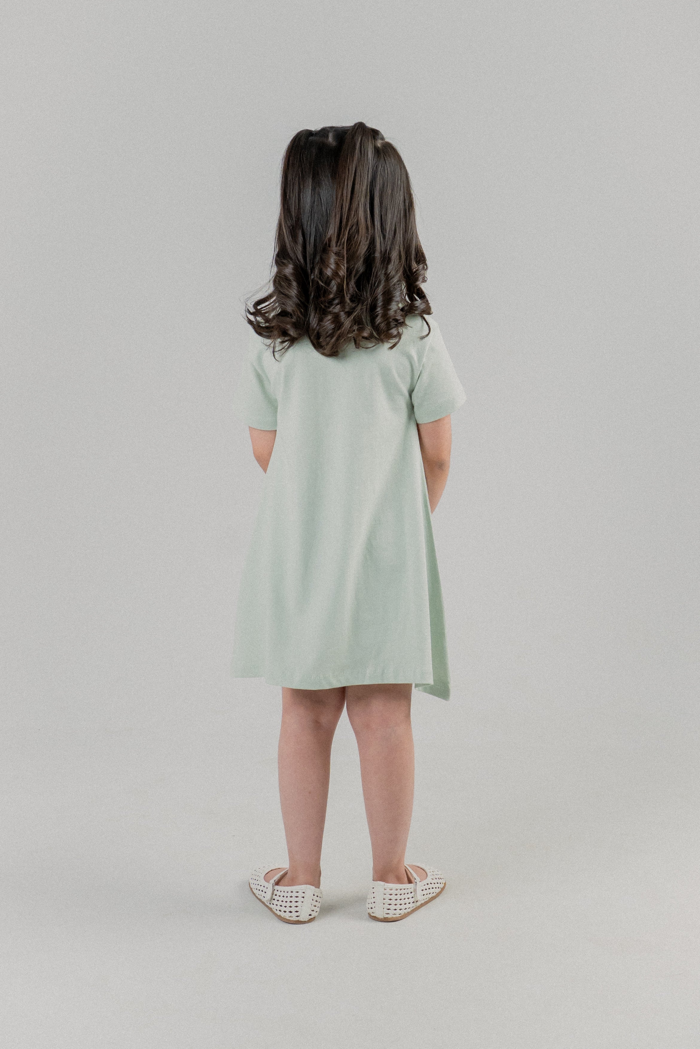 Girls Salt & Sea Graphic Frock – Mint Green