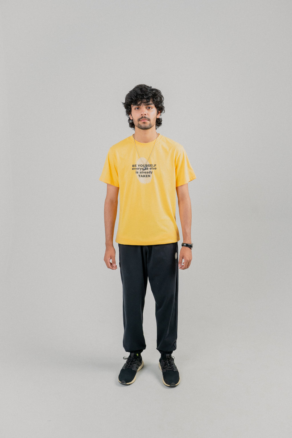 Modern Men's Half Sleeve T-shirt – Buff Yellow
