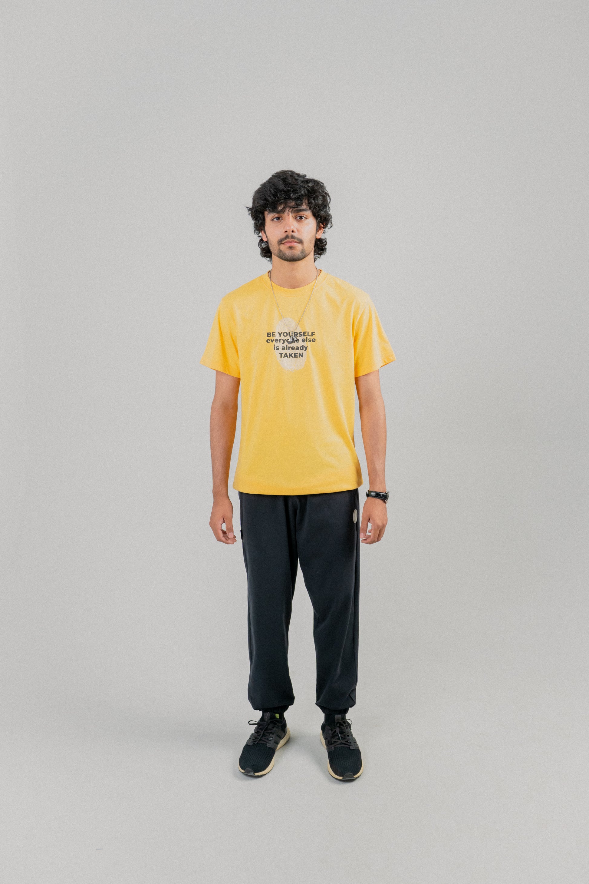 Modern Men's Full Sleeve T-shirt – Buff Yellow