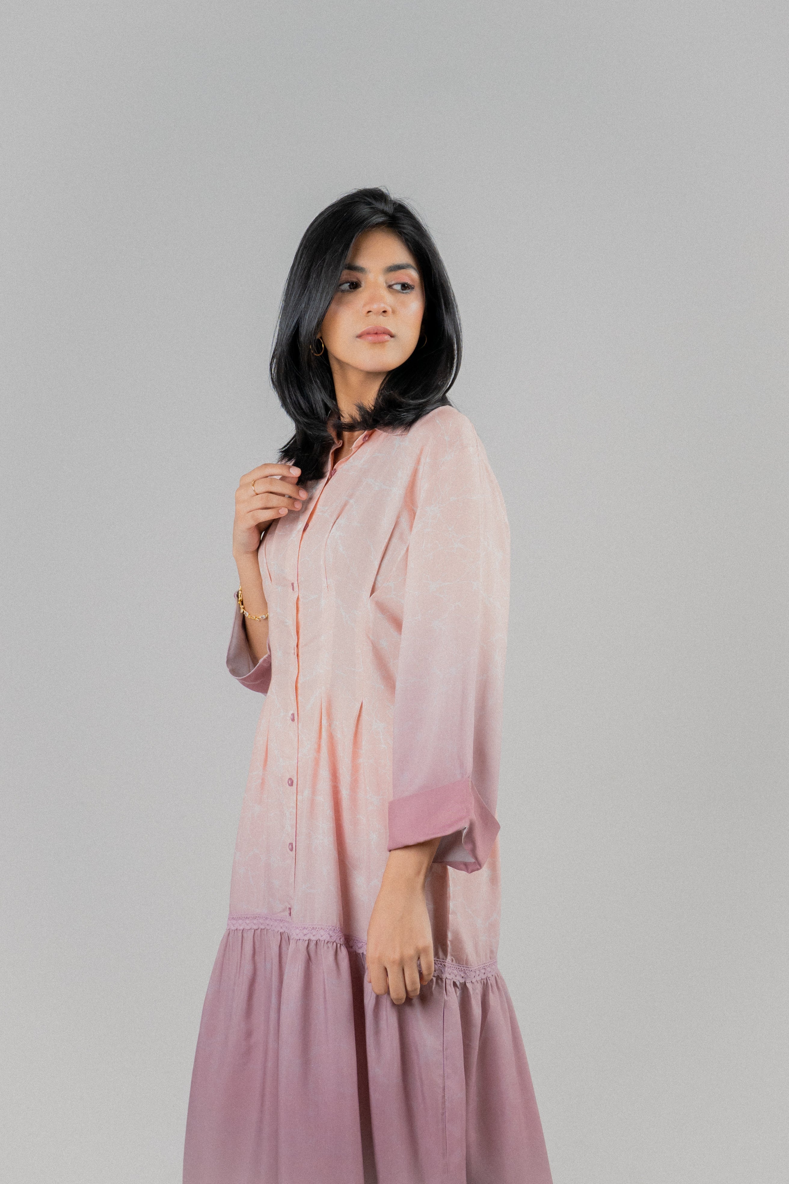 Women's Cotton Dress – Pink