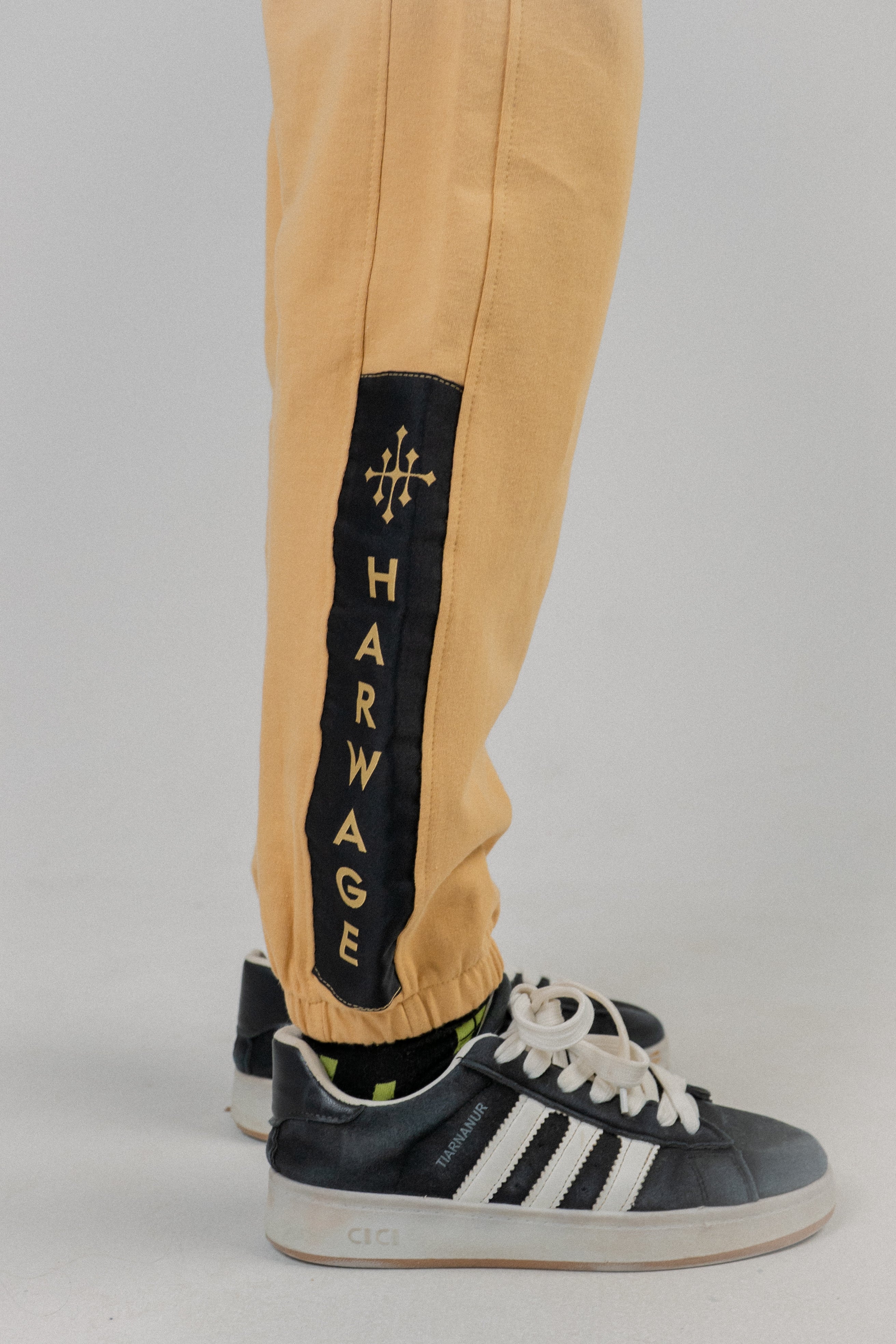 Men Basic Trousers - Latte