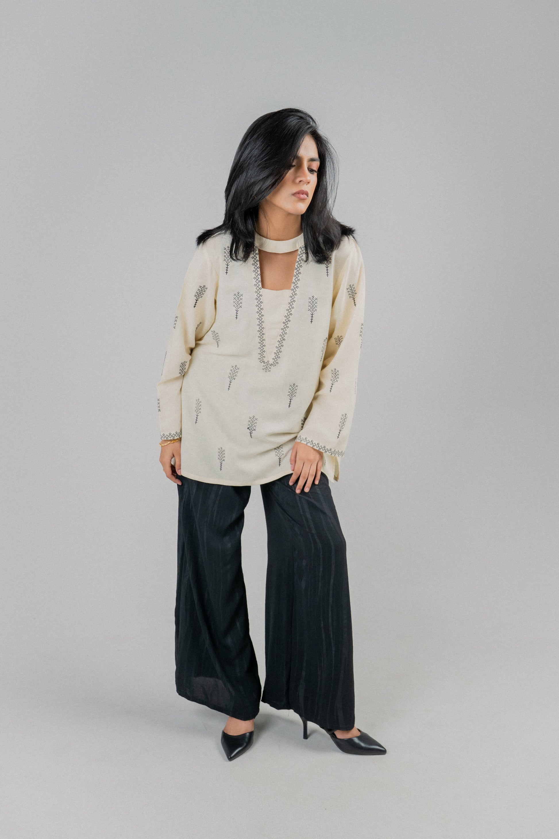 Women's Cotton Shirt – Off White