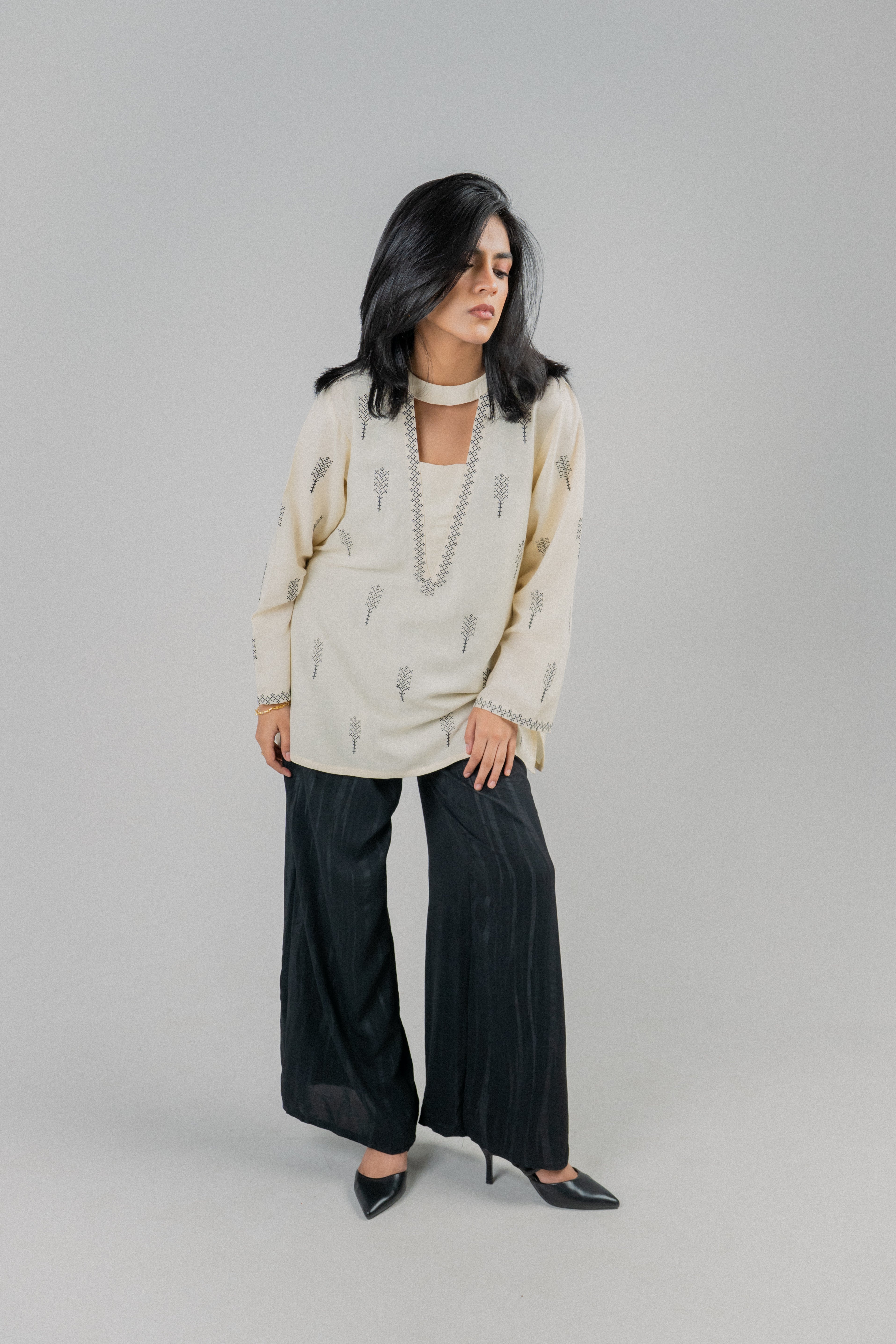 Women's Cotton Shirt – Off White