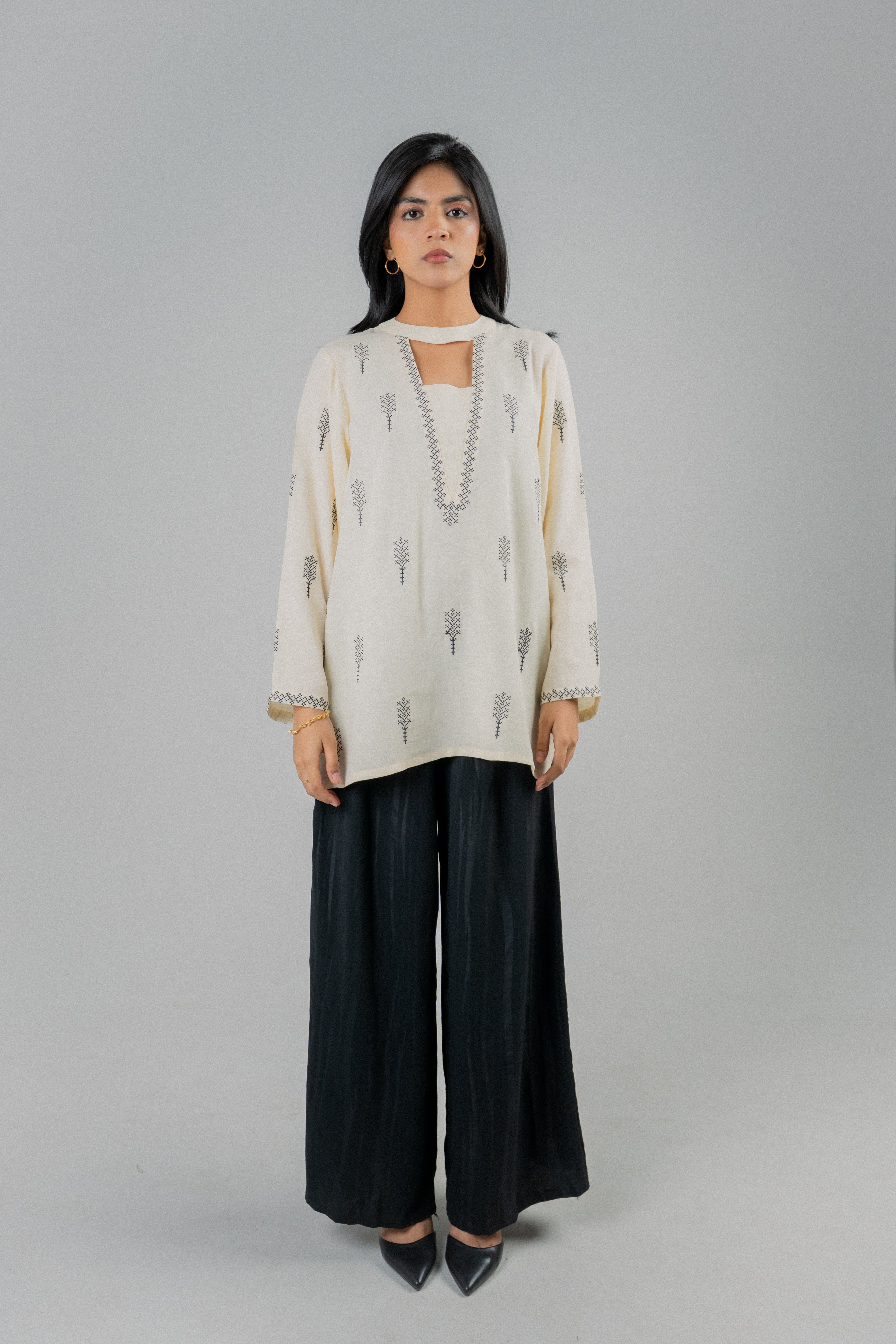 Women's Cotton Shirt – Off White