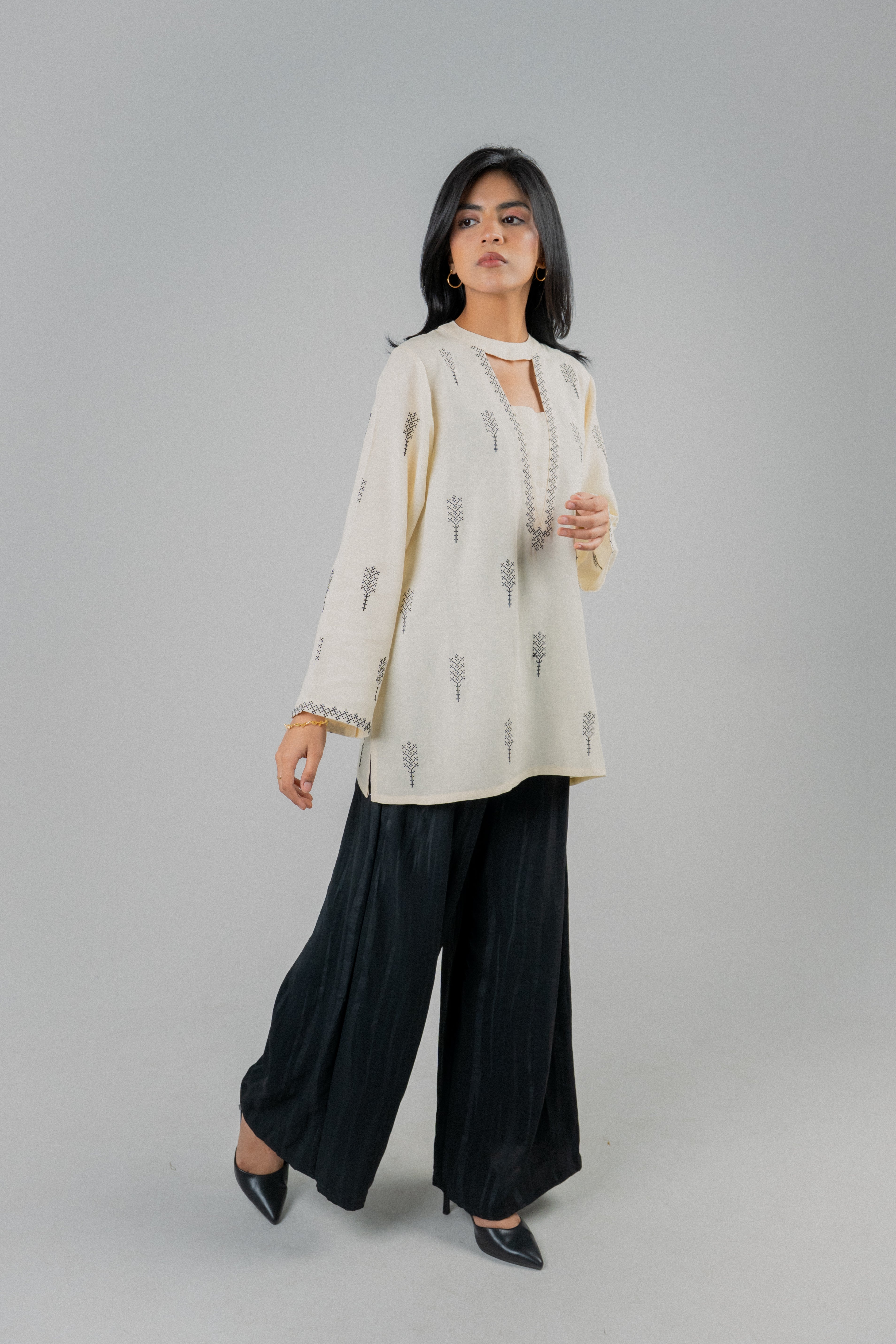 Women's Cotton Shirt – Off White