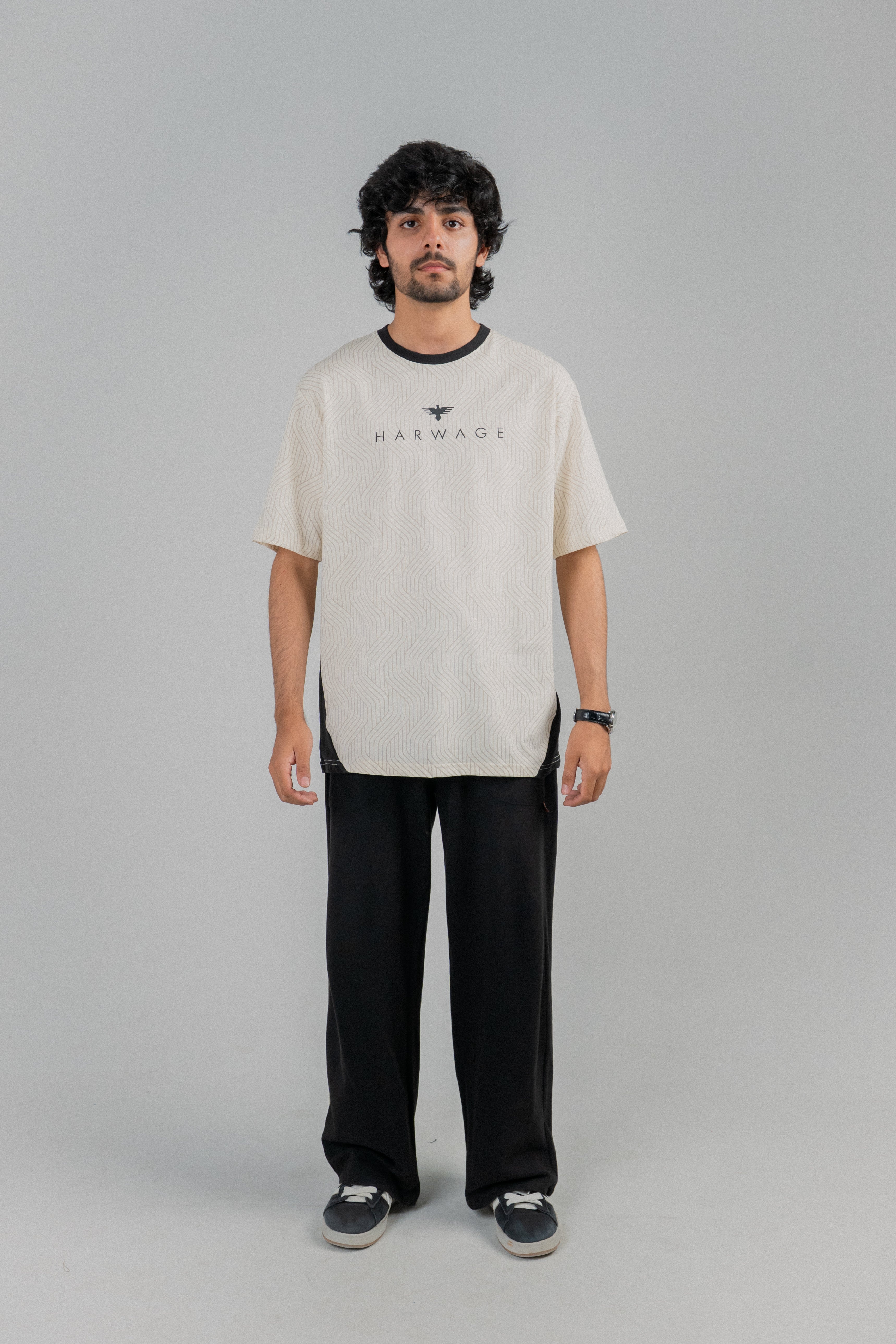 Men's Oversized T-Shirt – Oatmeal