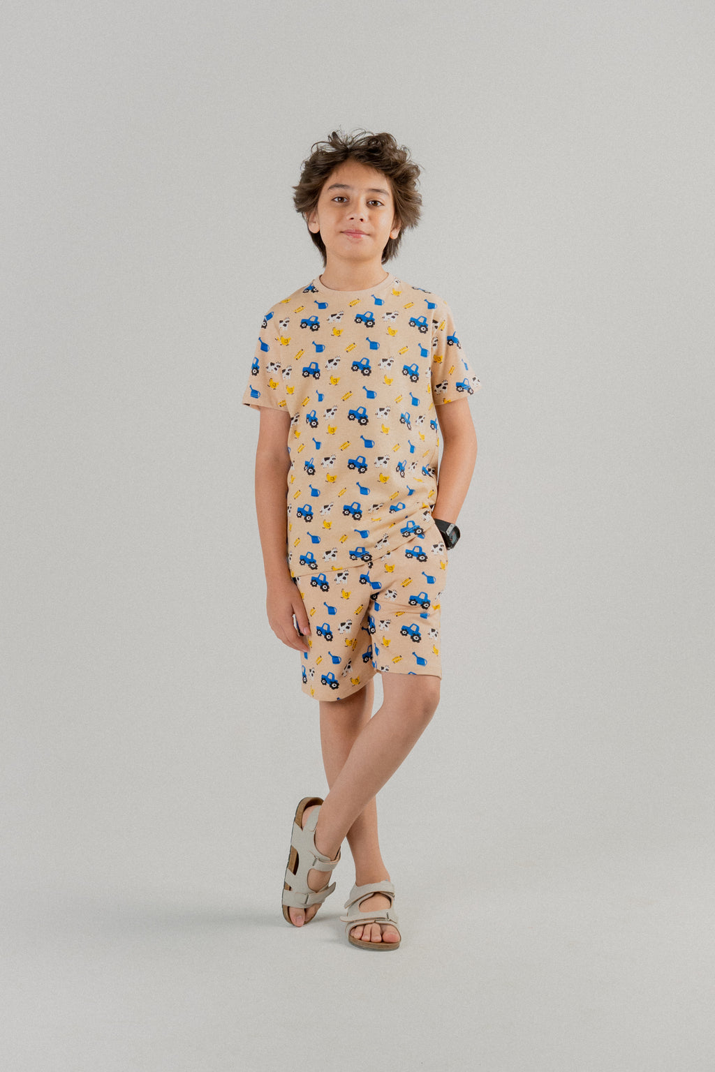 Junior Boys CO-ORD SET - Ivory Cream