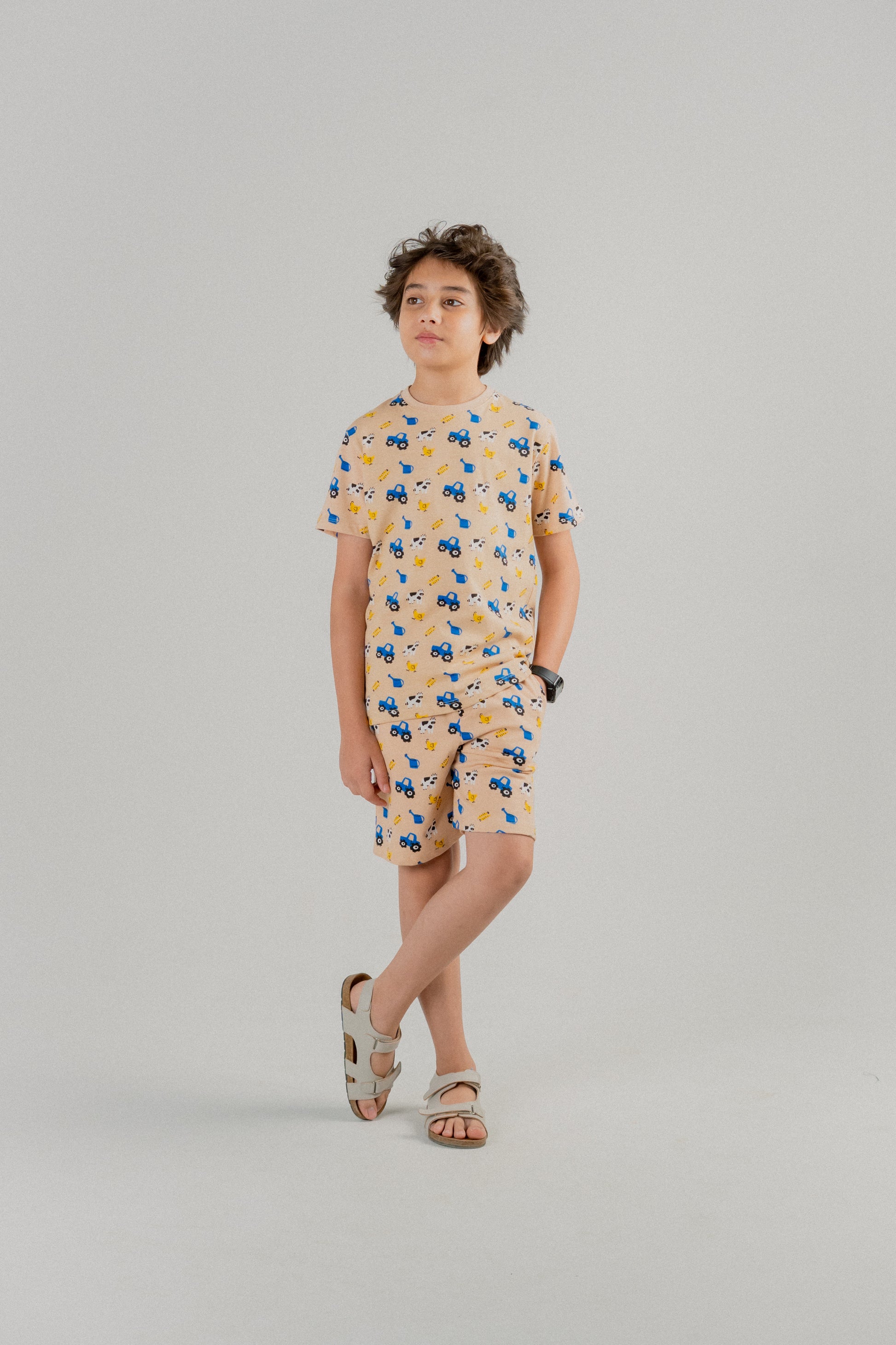 Junior Boys CO-ORD SET - Ivory Cream