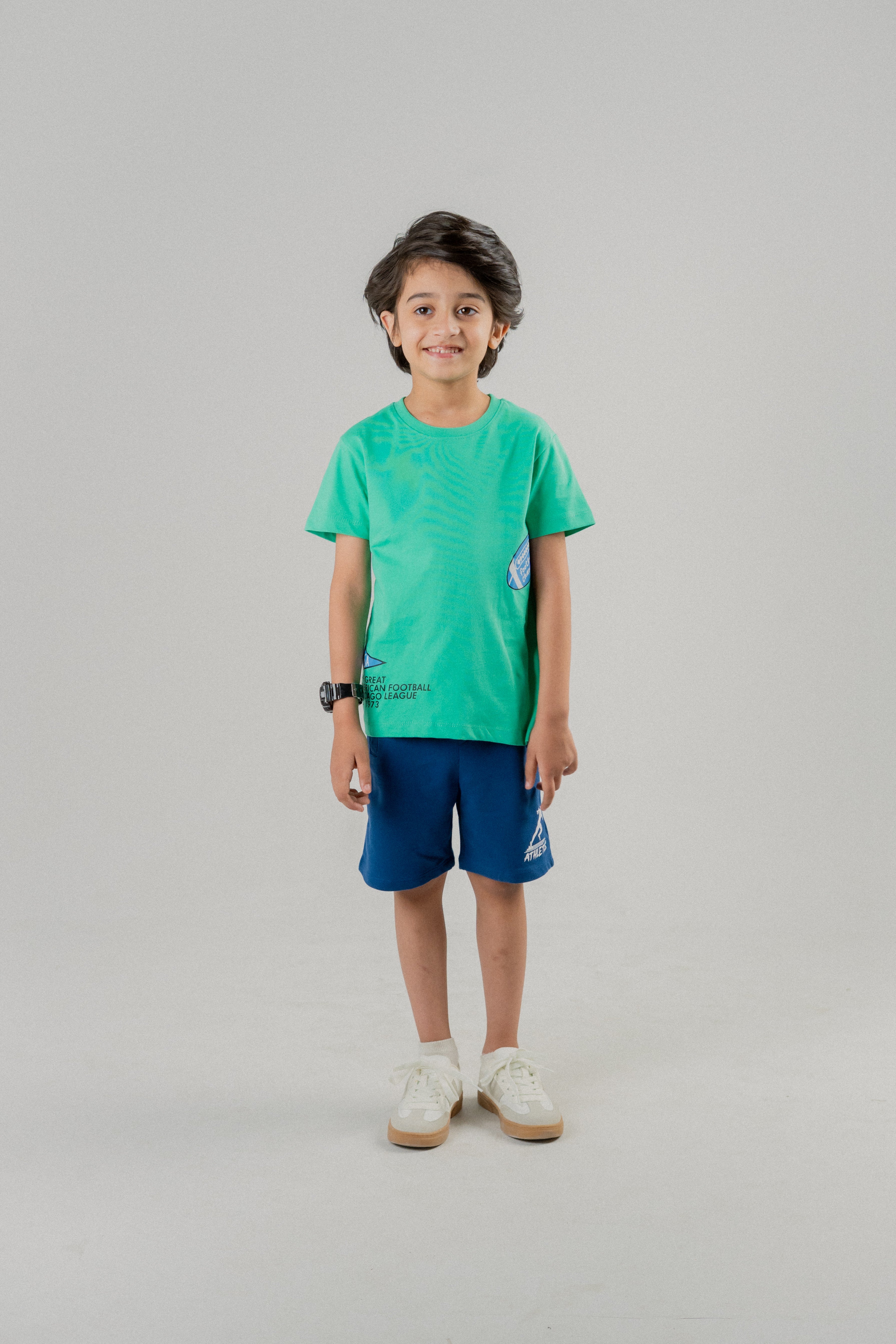 Little Kids Boys knit Wear Short - Ensign Blue