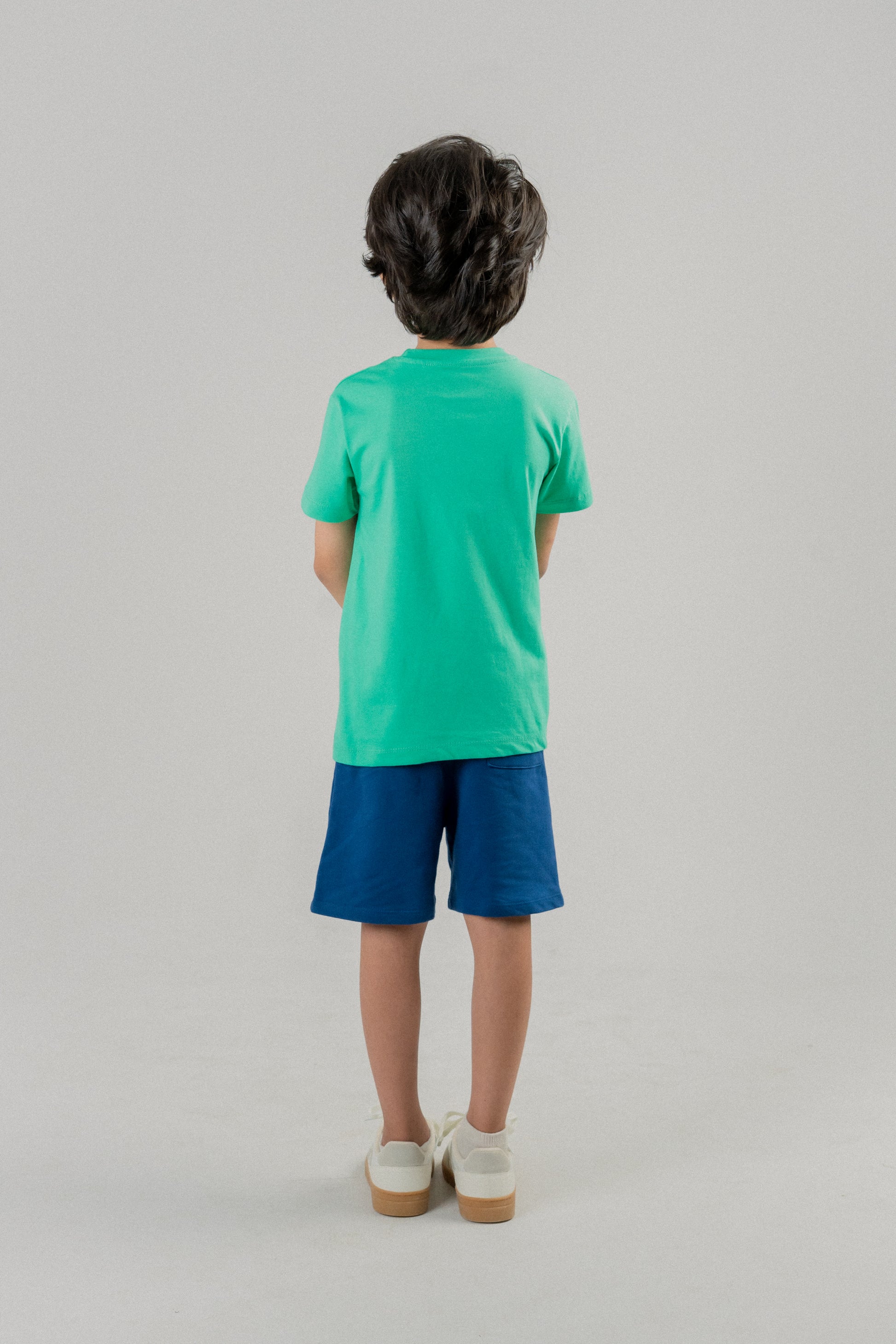 Boys Football Graphic T-Shirt – Green